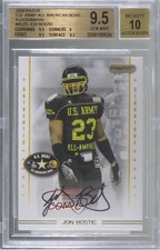 2009 Razor US Army All-American Bowl Jon Bostic BGS 9.5 GEM MINT Auto 00ah