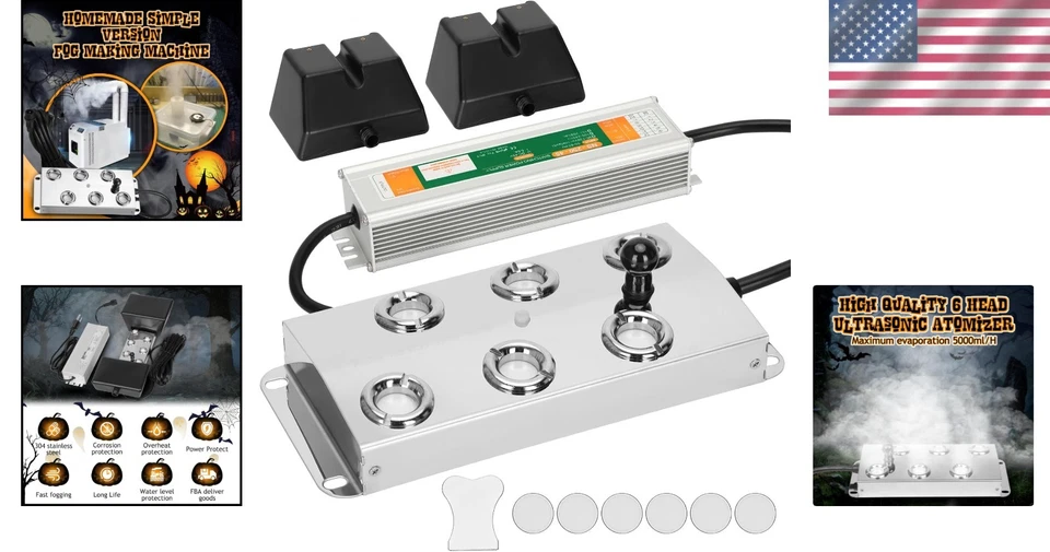 6 Head Ultrasonic Mist Maker - 350W - Vegetable Preservation - Image 2 of 4