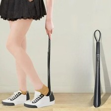 1pc Extra long flexible plastic shoe horns do not require bending durable