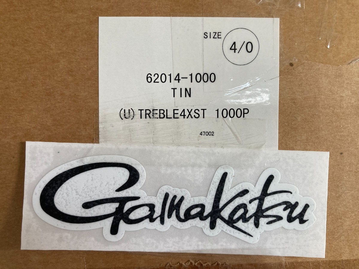 Hameçons Triple Gamakatsu SP M Black – Taille 3 – Lot De 6 – Neuf