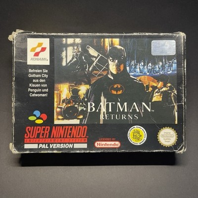 Batman Returns SNES PAL NOE CIB OVP Anleitung Inlay Original Konami Nintendo DE