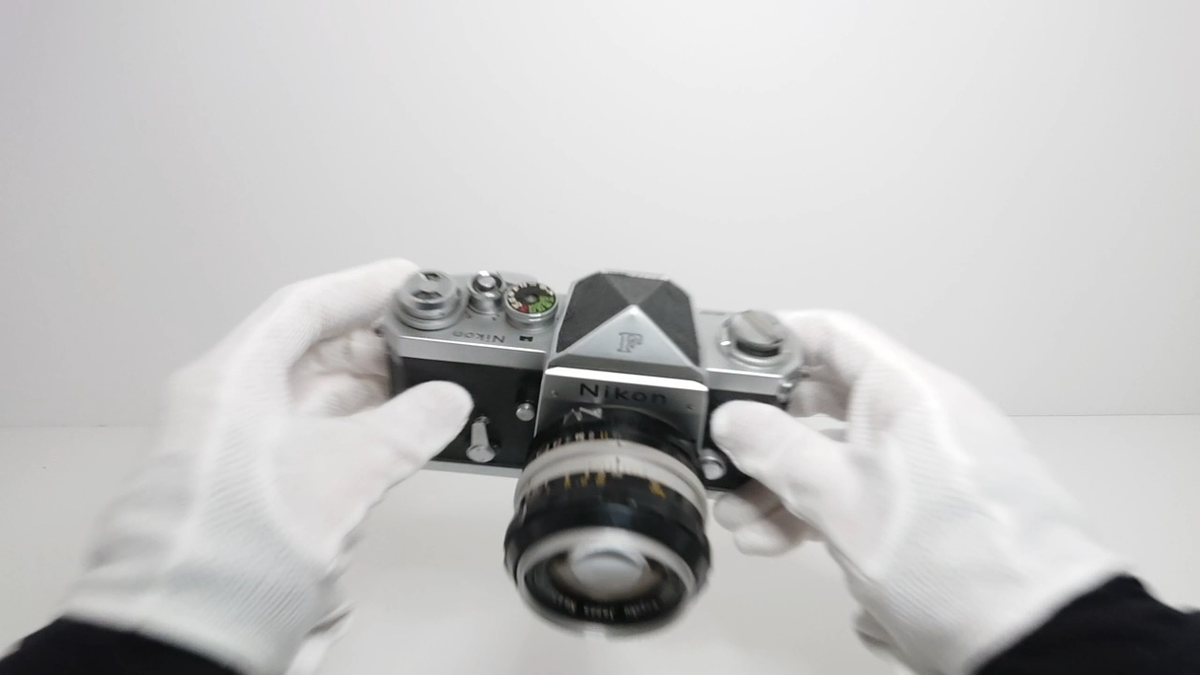w/ Leather Case [N MINT] Nikon F EyeLevel Film Camera 50mm f1.4