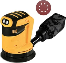 Cordless Random Orbital Sander 5" Electric Hand Palm Sander Tool Fits DeWalt 20V