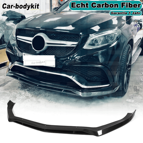 labio alerón carbono mercedes-benz gle63 15-18 labio delantero espada accesorio - Imagen 1 de 11