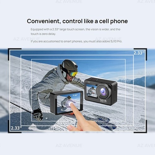 SJCAM SJ10 Pro Dual Screen Action Camera 4K/60FPS Water Resistance Vlog Cam AU - Picture 4 of 22