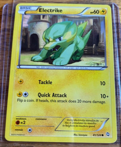 Electrike 41/124 - Dragons Exalted - Common - Pokemon Card TCG 2012 Basic