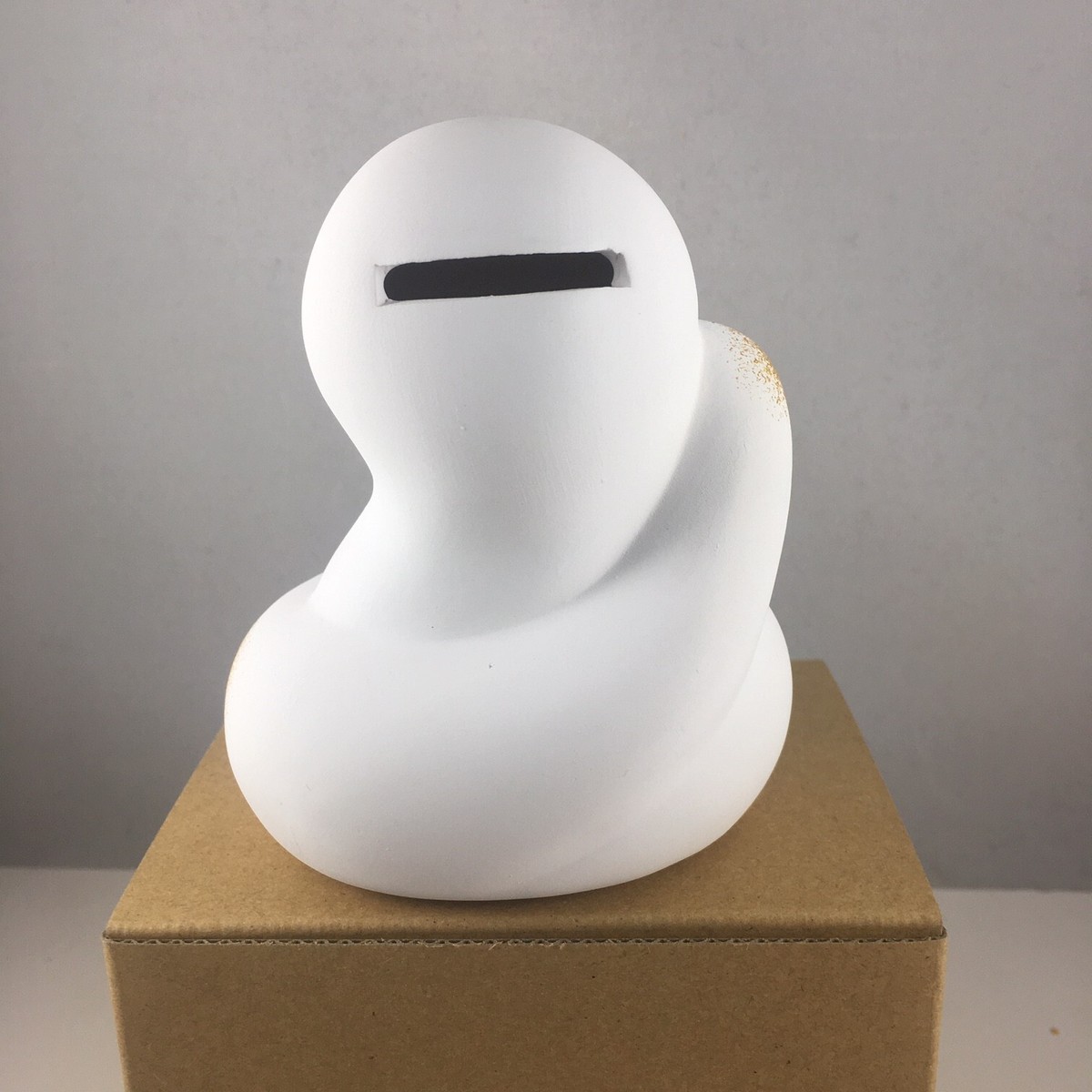 2025 Year of SNAKE Zodiac ETO Lucky White Snake Coin Bank Figurine