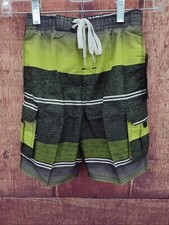 Kanu Surf Boys Green Swim Shorts Size M 5/6