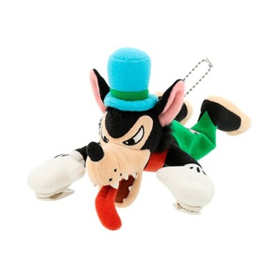 Pre-Order Tokyo Disney Resort 2023 Plush Badge Clip Big Bad Wolf 3 Little Pigs