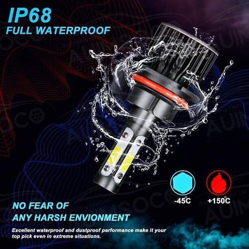 Faros LED luz antiniebla de haz alto bajo para Suzuki SX4 2007 2008-2013 blanco 4x - Imagen 5 de 20