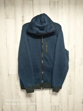  Mack Russo Mens  Size 2XL Full Zip Hooded Jacket Dark Blue NWT