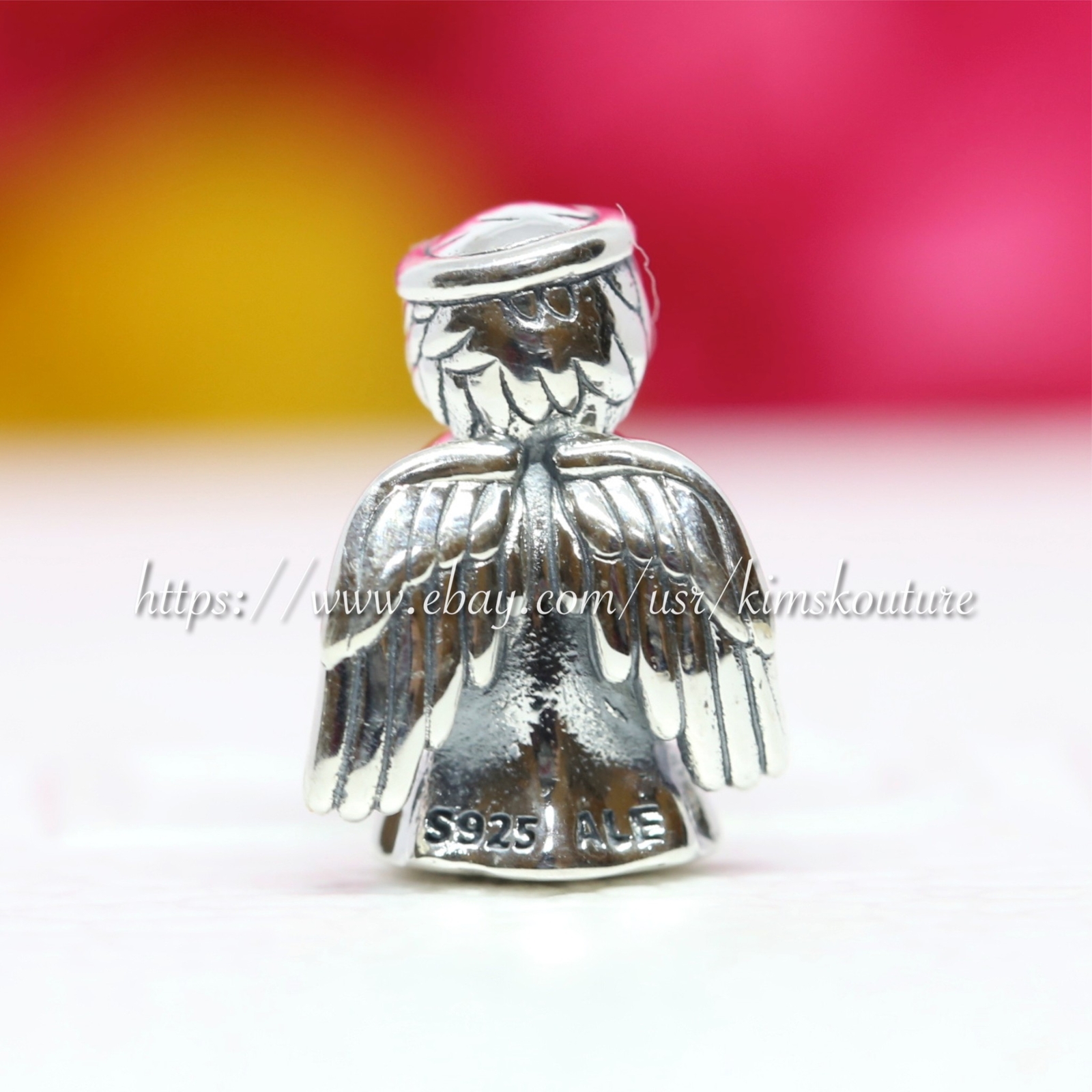 Authentic Pandora Angel of Love Sterling Silver Charm 798413C00 | eBay