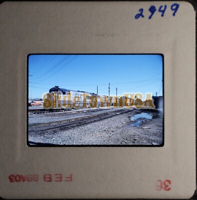 Vtg 1989 Train Slide 1901 CSX Engine Y2H065 | eBay