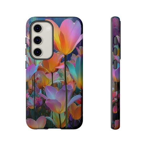 Iridescent Tulip Flowers - Phone Cover Case for iPhone, Galaxy, Pixel - 第 230/281 張圖片