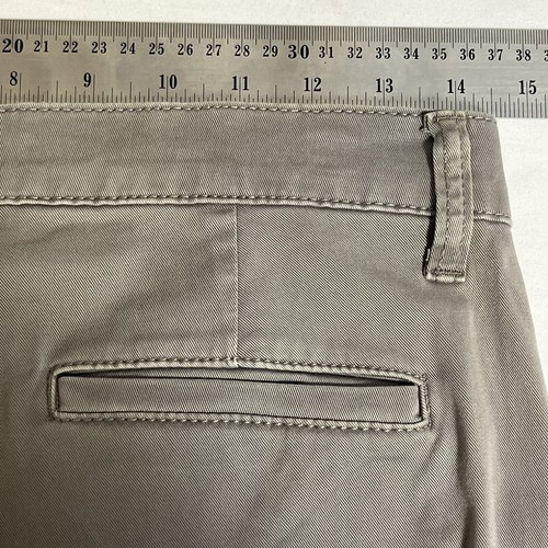 Pantalone J Crew Donna 28 Grigio Misto Cotone Eco Friendly Rivisitato - Foto 7 di 14