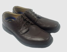 Nunn Bush Mens 12 M Bicycle Toe Dress Shoes Oxfords 81570-200 Brown Leather