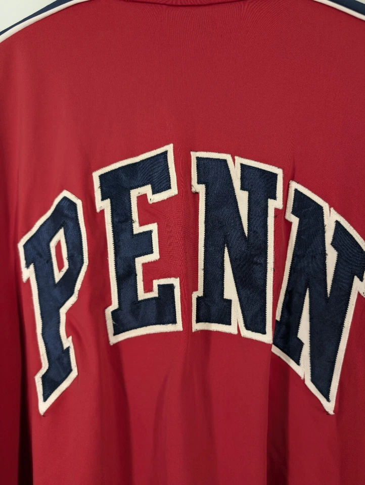 University of Pennsylvania Vtg 90s Fencing Track Zip Jacket Patch Embroider USA - Image 4 of 4