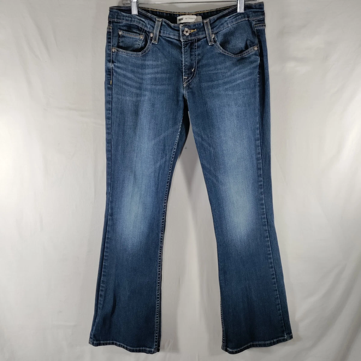 Levi's womens 518 superlow bootcut best sale jean