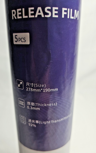 5pcs ANYCUBIC 10.1" Quick Release Film fep fast For Photon Mono M5 / M7 Series - Afbeelding 3 van 3