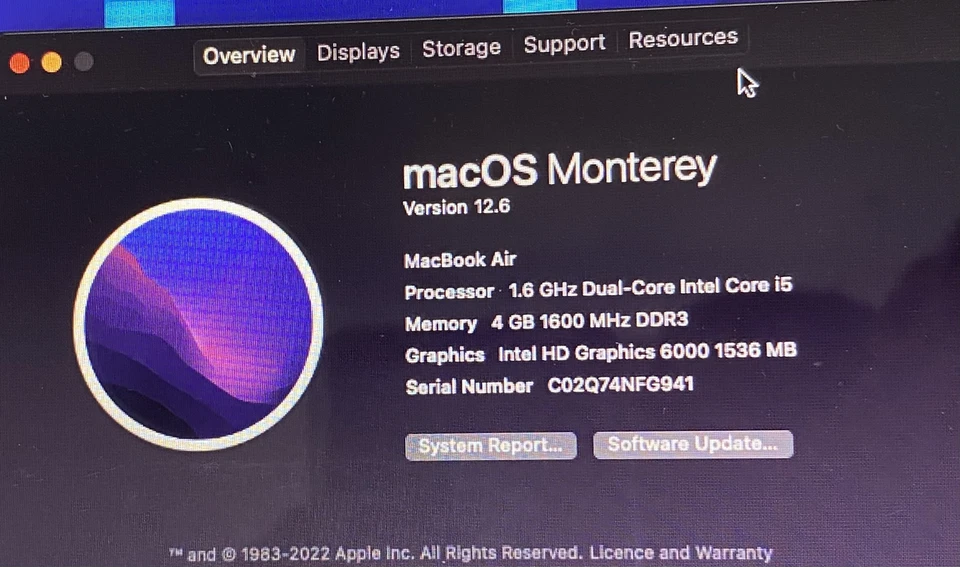 Apple MacBook Air 13" 2015 · i5 · 4GB · 128GB, photo 3 of 3