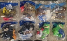 2006 McDonald's Happy Meal Beanie Build-A-Bear Boys #1-8 Complete Set
