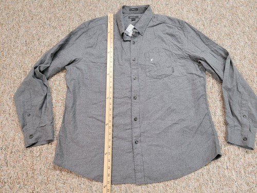 Eddie Bauer Shirt Mens XL Grey Flannel Camping Hiking Fishing Outdoors NWT - Picture 10 of 16