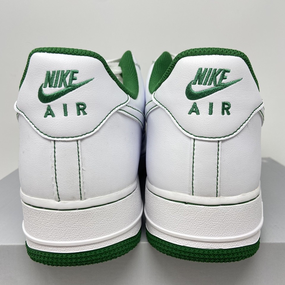 Nike Air Force 1 Low White Pine Green Mens 12.5 Shoes Sneakers CV1724