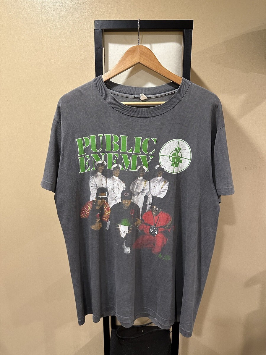 Vintage Public Enemy Apocalypse 1992 Grey Faded Tee | eBay