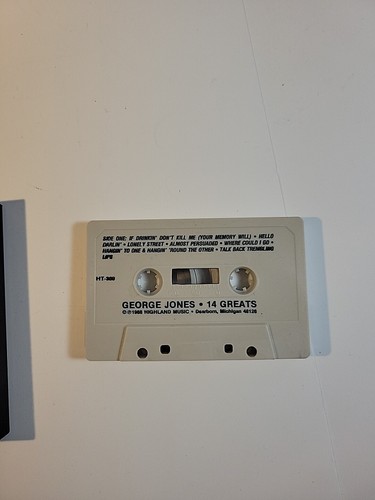 George Jones 14 Greats Country Music Album Cassette - Picture 4 of 5