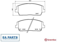 Set pastiglie freno, freno a disco per HYUNDAI KIA BREMBO P 30 116