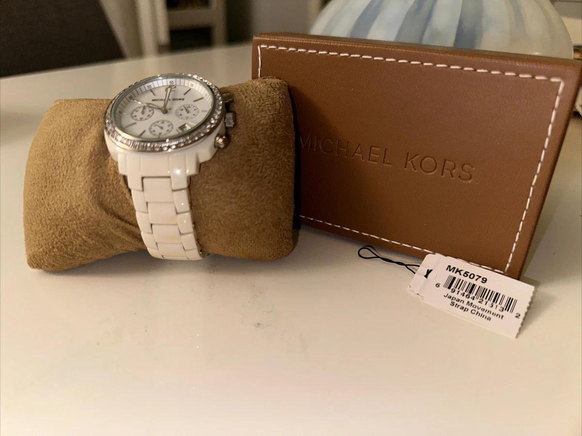 Michael Kors Runway Glitz Chronograph Women's Watch MK-5079 IN BOX!