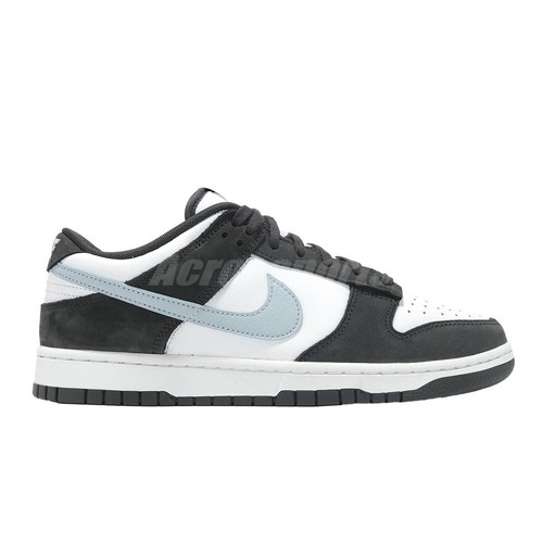 Nike Dunk Low White Anthracite Light Armory Blue Men Casual Shoes IB3079-100 - Picture 6 of 8
