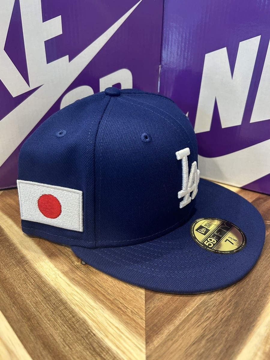 New Era 59Fifty Fifty LA Los Angeles Dodgers Hat Japan Patch New Era 59Fifty Fifty LA Los Angeles Dodgers Hat Japan Patch