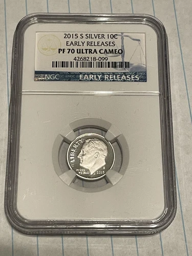 2015-S 10c Silver Roosevelt Dime - NGC PF 70 Ultra Cameo Early Releases