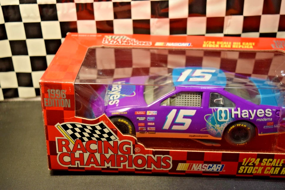 Racing Champions Wally Dallenbach #15 1996 Hayes módem Ford Thunderbird Foto 3 de 4