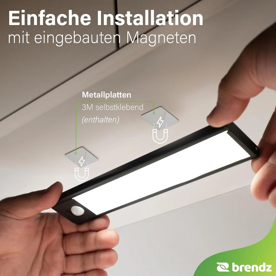 LED Unterbauleuchte Mit Bewegungsmelder USB AKKU Küche Schranklampe Nachtlicht👍 - Bild 3 von 4