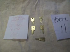 5 of Taylor H74L E67K key blank fits Honda motorcycles 