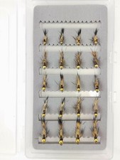 Goldhead Hare's Ear Nymph / Box Selections Various Sizes Trout Fishing Flies.