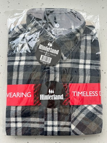 Hinterland Men's 100% Cotton Flannelette L/Sleeve Shirts, Many Colours & Size - Picture 22 of 69