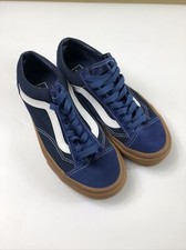 VANS AUTHENTIC NAVY BLUE/WHITE SHOES SZ 6.5 M/8 W GREAT CONDITION WORN ONCE 
