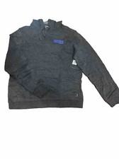 Hurley Men s OAO Boxed Flasback Hoodies, Medium, Charcoal Gray