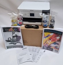 Epson SC-F100 Sublimationsdrucker inkl. Sublimation f.Anfänger + Presszeitenbuch