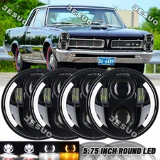 4pcs 5 3/4" 5.75 LED Headlights HI/LO Beam for Pontiac GTO Grand Prix