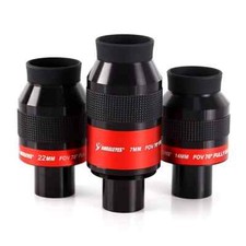 1.25 inch 70 degree FOV 7/14/22mm Eyepiece Flat Field Auto Focus for Telescope