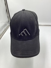 Adidas Black Flexfit S/M Polyester Baseball Cap H2