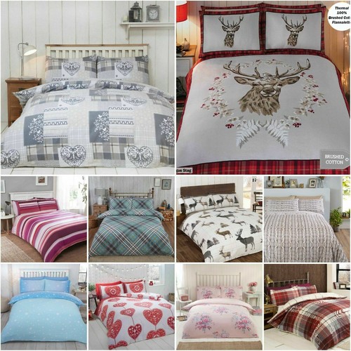 Flannelette 100% Brushed Cotton Duvet 