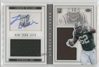 2015 Playbook Rookies Booklet Signatures Leonard Williams Rookie Auto RC j4h