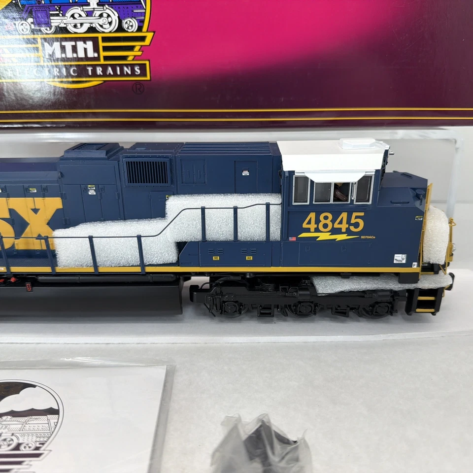 MTH Premier 20-2785-1E CSX SD70ACe Diesel Engine PS.2 O Gauge New #4845 3v - Image 3 of 4