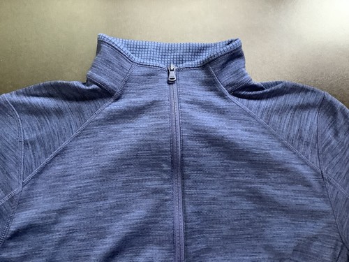 Vineyard Vines Sweater Men Medium Blue Pullover Quarter Zip Performance - Picture 4 of 10