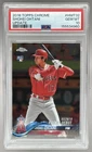 155534960 Shohei Ohtani 2018 Topps Chrome Update #HMT32 Rookie RC PSA 10